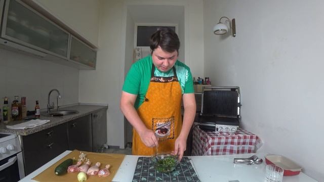 Курица с соусом ЧИМИЧУРРИ....очень вкусно!