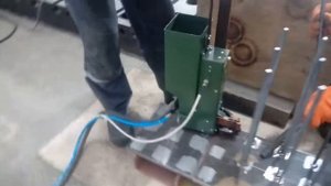 Автоматическая сварка под флюсом закладных деталей для АЭС мобильным аппаратом ГЕФЕСТ.