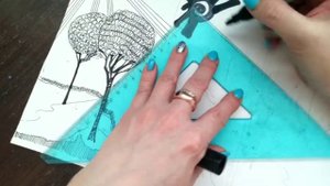 Станковая композиция.Линия,пятно