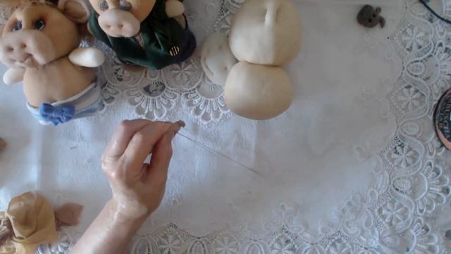 Символ 2021г года. Корова из капрона. Игрушки своими руками. Toro de tela.1ч смотреть онлайн