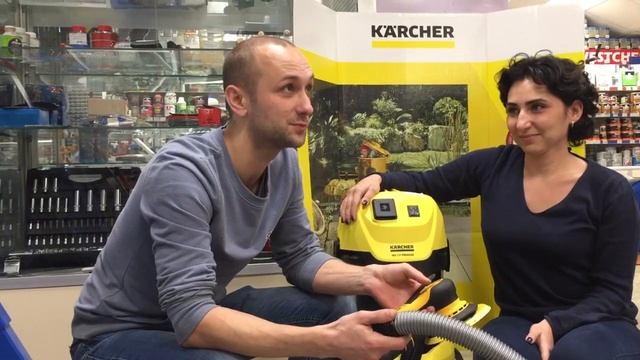 Пылесос Karcher WD3P - удлиняем шланг на 4м смотреть онлайн
