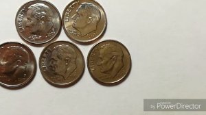 Мое маленькое собрание 10 центов США./My mini collection 10 cents USA.