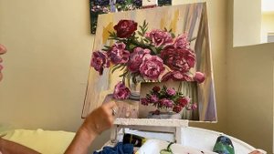 Как усилить картину Текстурная паста и золото в картинах