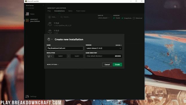 How to Change Your Version in the New Minecraft Launcher (Download Minecraft 1.14.3!) смотреть онлайн