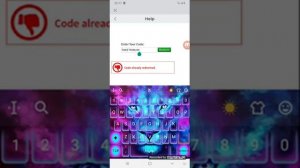 Как вводить промокоды на телефоне и коды TWEETROBLOX SPIDERCOLA TOYRUHEADPHONES2020