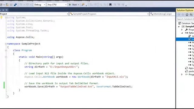 Convert XLS to Tab Delimited in C#.NET смотреть онлайн