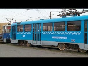 Собянинские трамваи заглохли в первый же день работы ("Будни", 11.08.22г., Бийское телевидение)