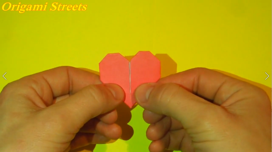 Как сделать сердце с запиской. Оригами сердце открытка.mp4 смотреть онлайн