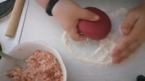 Розовые пельмени без искусственных красителей. Необычно и вкусно❤️???