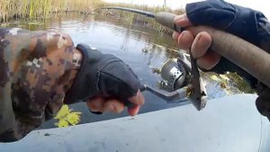 Рыбалка на затонах.Щука 2100.mp4