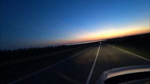 Вечерняя прогулка. Станица Копанская, дорога в Ейск.