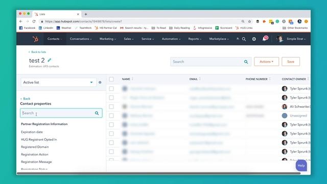 Segmenting Contacts with Active Lists in HubSpot смотреть онлайн