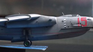 Модель реактивного гидросамолета Бе-10 "Amodel" 1:72 / Морская авиация России /