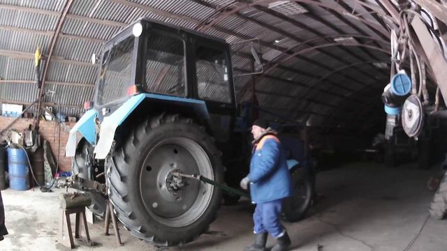 Ремонт тормозов МТЗ 82 закончен, был ньюанс  с колодками @user-olegfermer