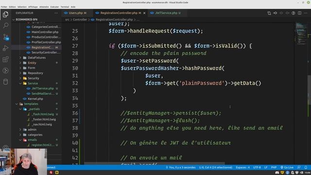 9 - Vérification d'adresse email sans bundle (Symfony 6) смотреть онлайн