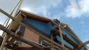 Как установить металлические софиты на фронтонный свес? Делаем "уши" на свесах кровли! [№15]