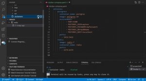 Simple docker workflows with VSCODE docker extension