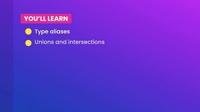 The Ultimate TypeScript Course，Advanced Types: Introuction