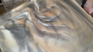 Marble resin art. Мрамор:) эпоксидной смолой.