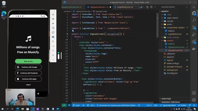 Build Spotify Clone with REACT NATIVE and EXPO! [Android & iOS] [Part 2 - React Navigation] смотреть онлайн
