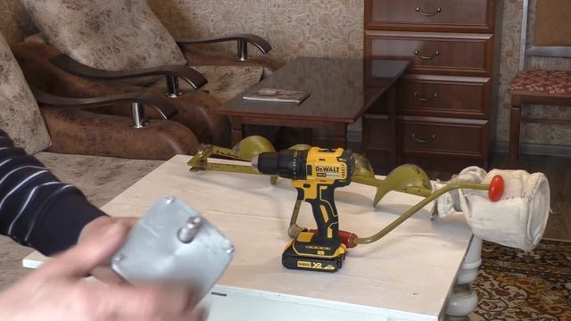 Электро ледобур своими руками из старой дрели и шуроповерта. Часть 1.