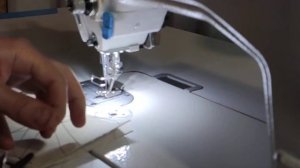 ?Декоративная закрепка на швейной машине Jack H2 /  Decorative backtack on the Jack  sewing machine