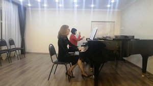 "Песня фонарщиков" А. Рыбников, Фортепианный ансамбль в исполнении Хатит А. и Чамоковой Н.