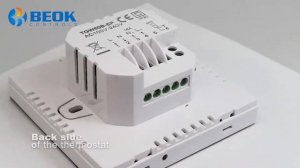 TGW60 Series Tuya WiFi Thermostat/White/Black Color Room Thermostat