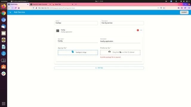 Free5GC (5G Core) Orchestration On Kubernetes With Tungsten Fabric CNI And Testing
