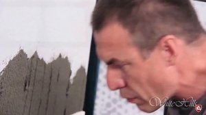 Мастер-класс. Монтаж декоративного кирпича White Hills в интерьере