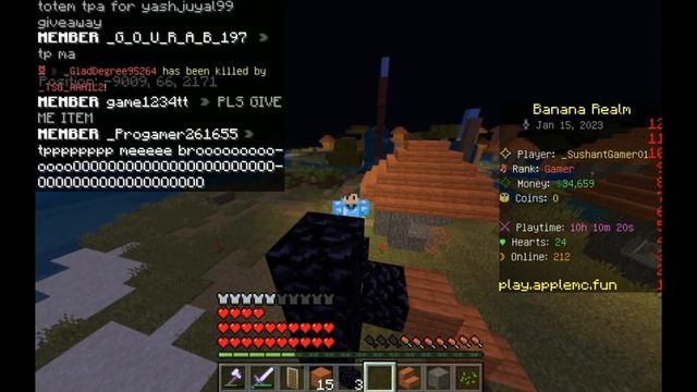 Get Infinite HEARTS !!!  How To GET INFINTE HEARTS In Apple Mc Server  Hearts Farm In Apple Mc 