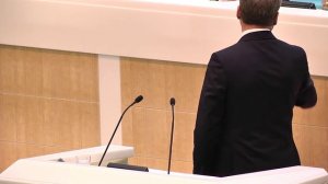 Выступление Губернатора Алексея Кокорина в Совете Федерации