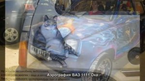 #1605. Аэрография ВАЗ 1111 Ока [Авто подборка]