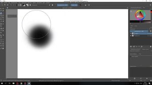Krita - как создать мягкую текстурную кисть
