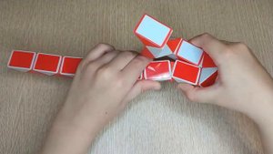 Лебедь из змейки Рубика. Лучший конструктор головоломка из детства СССР