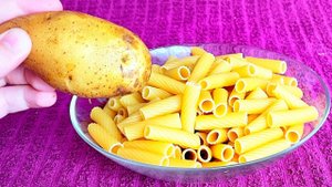 Беру МАКАРОНЫ, КАРТОШКУ и ЛУК! Вкусно, просто и недорого! ОЧЕНЬ ВКУСНОЕ БЛЮДО, НА СКОРУЮ РУКУ!
