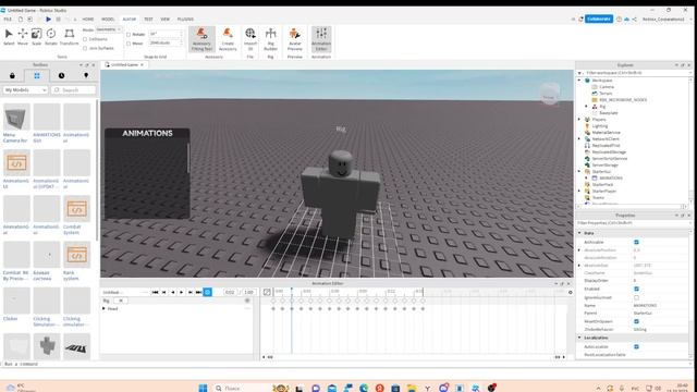 как сделать анимации в ROBLOX STUDIO смотреть онлайн