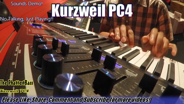 Kurzweil PC4: Sounds Demo! No Talking, JUST PLAYING!! смотреть онлайн