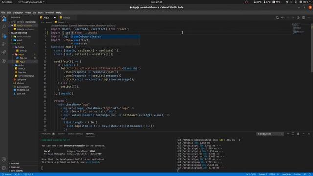 ReacJS Tutorial #1 - Otimizando sua aplicação React (Com Debounce e Hooks)