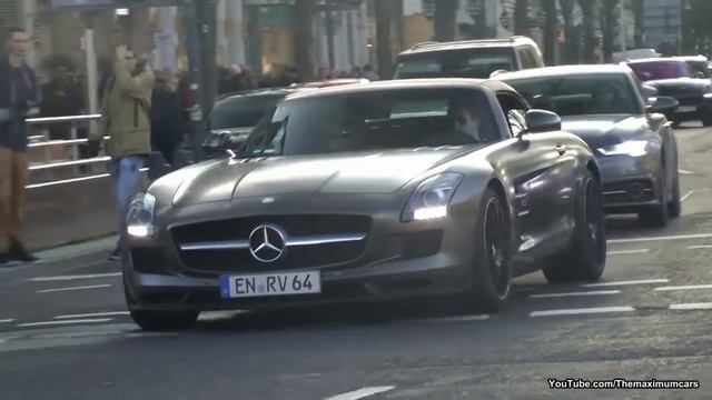 [ Mr Halley ] Mercedes SLS AMG w/ Brabus Exhaust - INSANE Revs & SOUNDS! смотреть онлайн