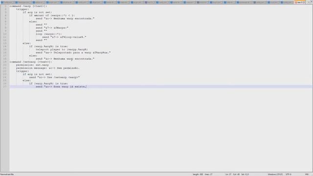 SpeedCode (SKRIPT) - /warp, /setwarp, /delwarp.