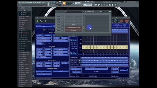 Отличный БЕСПЛАТНЫЙ арпеджиатор BLUE ARP (VST плагин)
