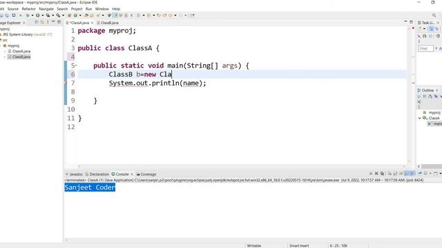 #68 Java Access Modifiers Java | Default Access Modifier in Java