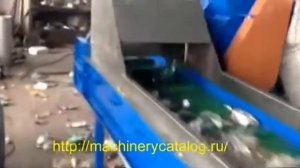 Удаление этикеток с ПЭТ бутылок