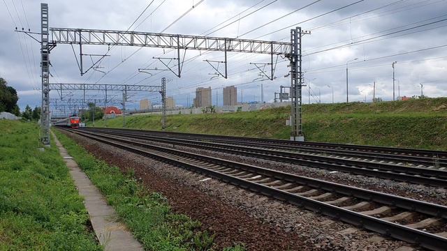 Невский Экспресс на Санкт-Петербург под ЧС200-006 поезд №748 смотреть онлайн