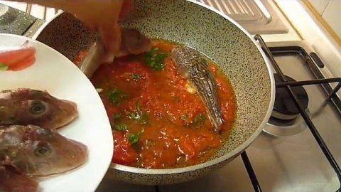 Рыба Морской Петух в Томатном Соусе #итальянскийрецепт