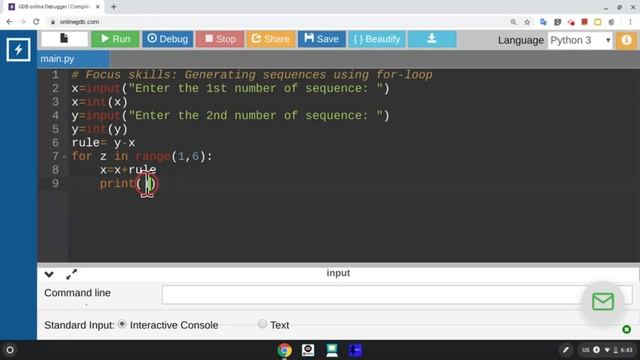 Python loop: Generating sequences смотреть онлайн
