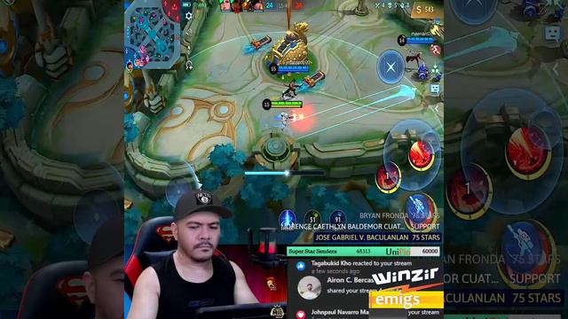 Bluemigs gaming | Mobile Legends: Bang Bang | Grabe Saket ni Kimmy Hanzo at Harley | #1007