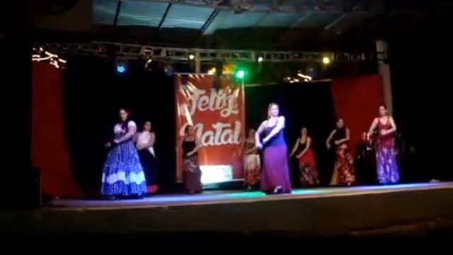 Especial de Natal 2014 - Clase de flamenco con castañuelas смотреть онлайн
