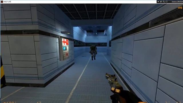 Прохождение Half Life 1 (Часть 5 - Бешеные солдаты и акула) смотреть онлайн